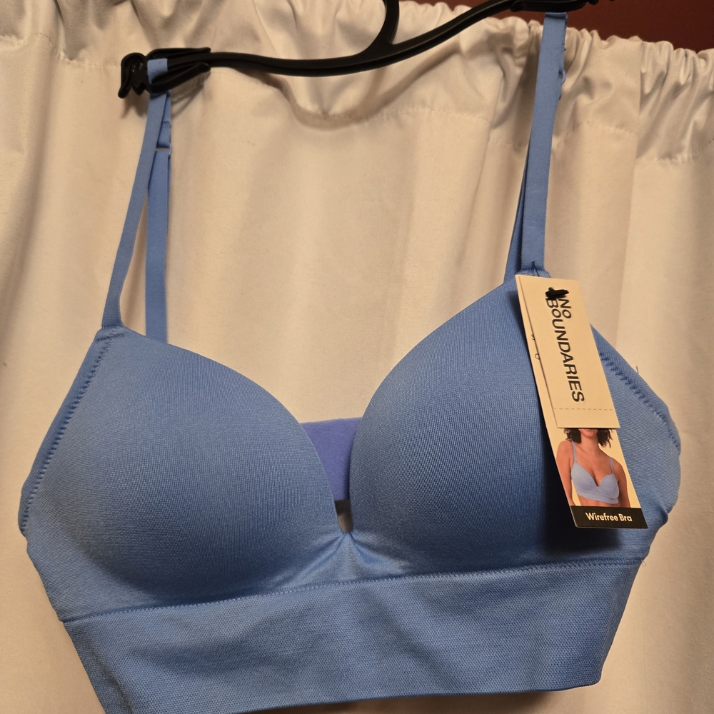 No Boundaries Light Blue Wireless Bra